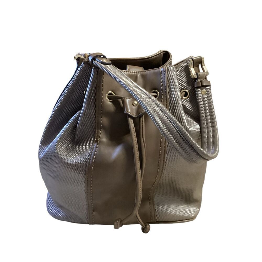 Gussaci Beautiful Vintage Metallic Tote Bag